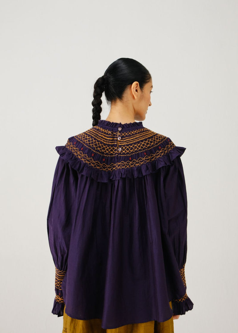 Theo top-Ink silk by CORD for women in Singapore