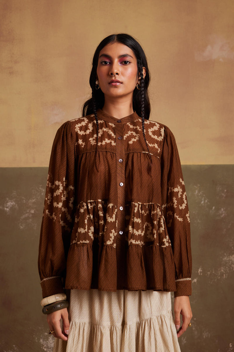 Tier Top-Tan Spiral cotton by CORD for women in Singapore