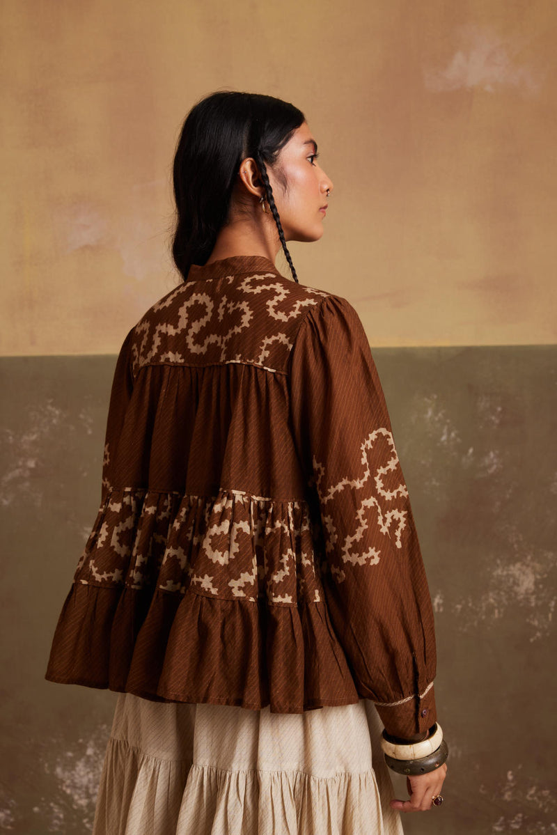 Tier Top-Tan Spiral cotton by CORD for women in Singapore