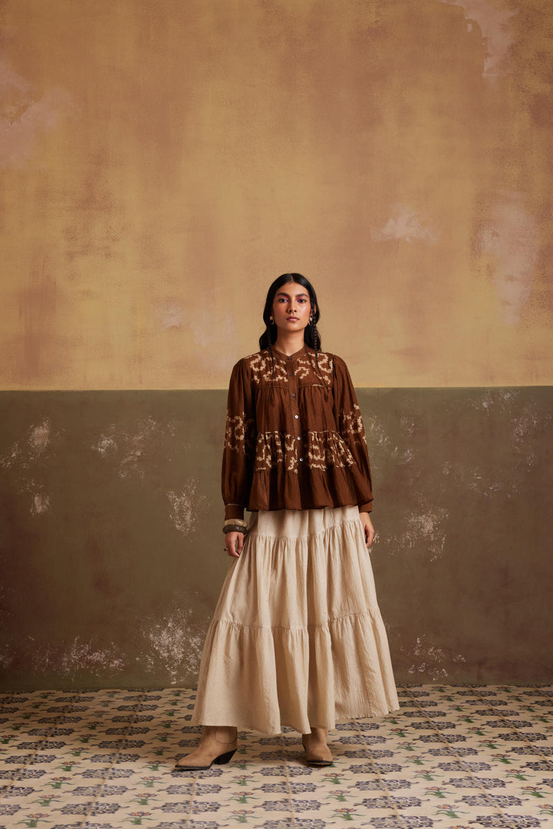 Tier Top-Tan Spiral cotton by CORD for women in Singapore