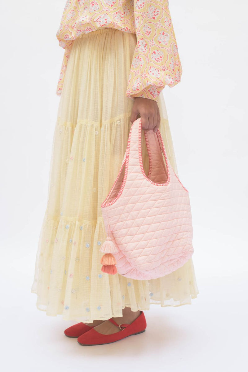 MAYA SKIRT LEMON by TOKREE in yellow color for women in Singapore