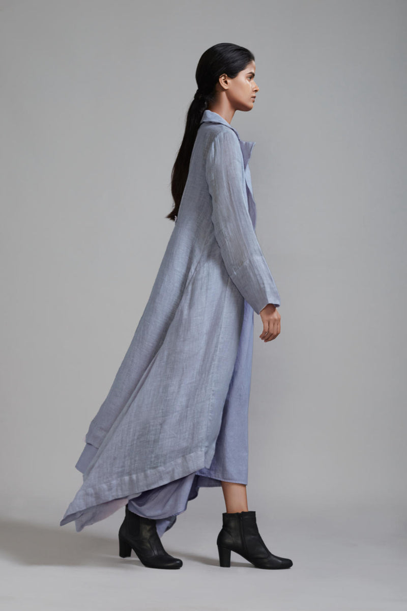 Trench Lavender Koza Jacket linen Jackets & Overlays by Mati for women in Singapore