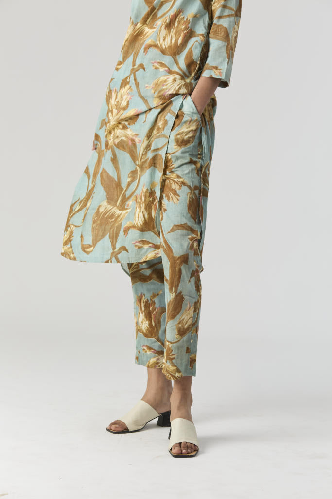 TREVI LONG KURTA SET cotton by Yam for women in Singapore