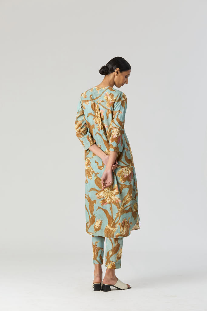 TREVI LONG KURTA SET cotton by Yam for women in Singapore
