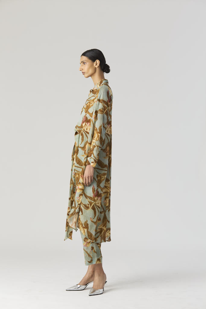 TREVI WRAP KURTA SET by Yam for women in Singapore