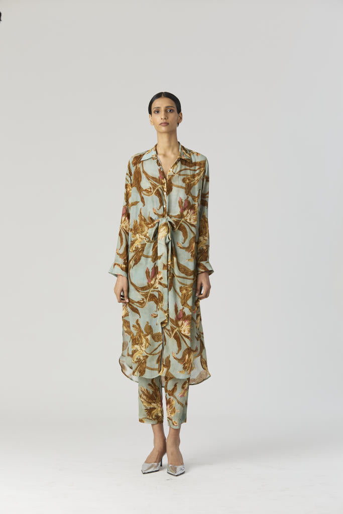 TREVI WRAP KURTA SET by Yam for women in Singapore
