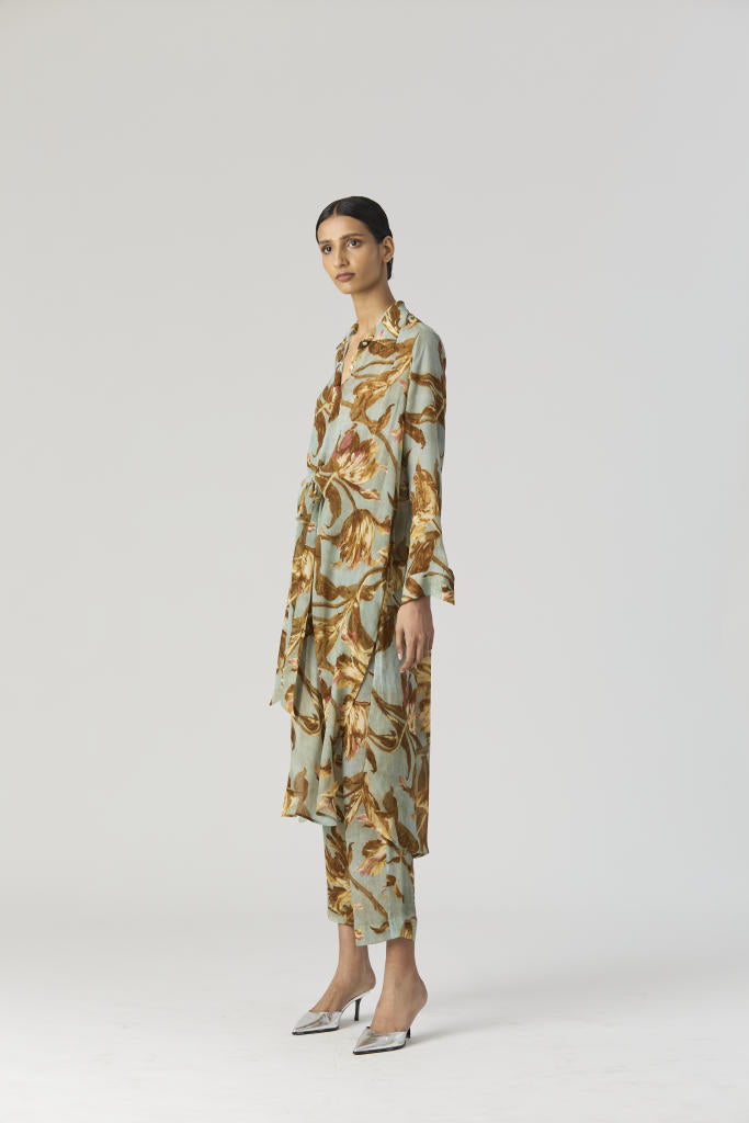 TREVI WRAP KURTA SET by Yam for women in Singapore