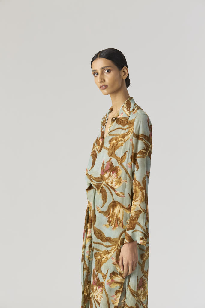 TREVI WRAP KURTA SET by Yam for women in Singapore