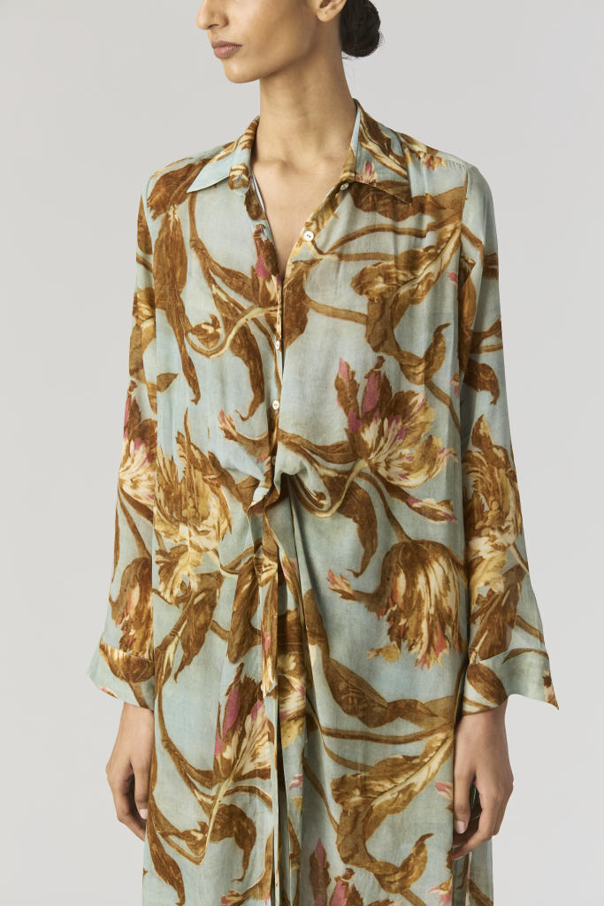 TREVI WRAP KURTA SET by Yam for women in Singapore