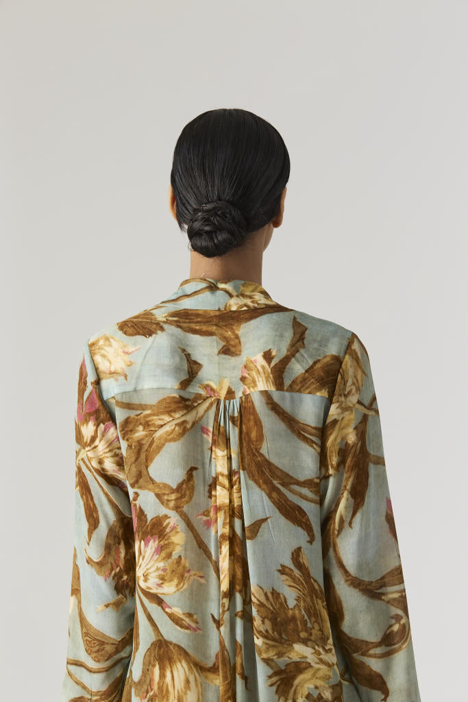 TREVI WRAP KURTA SET by Yam for women in Singapore