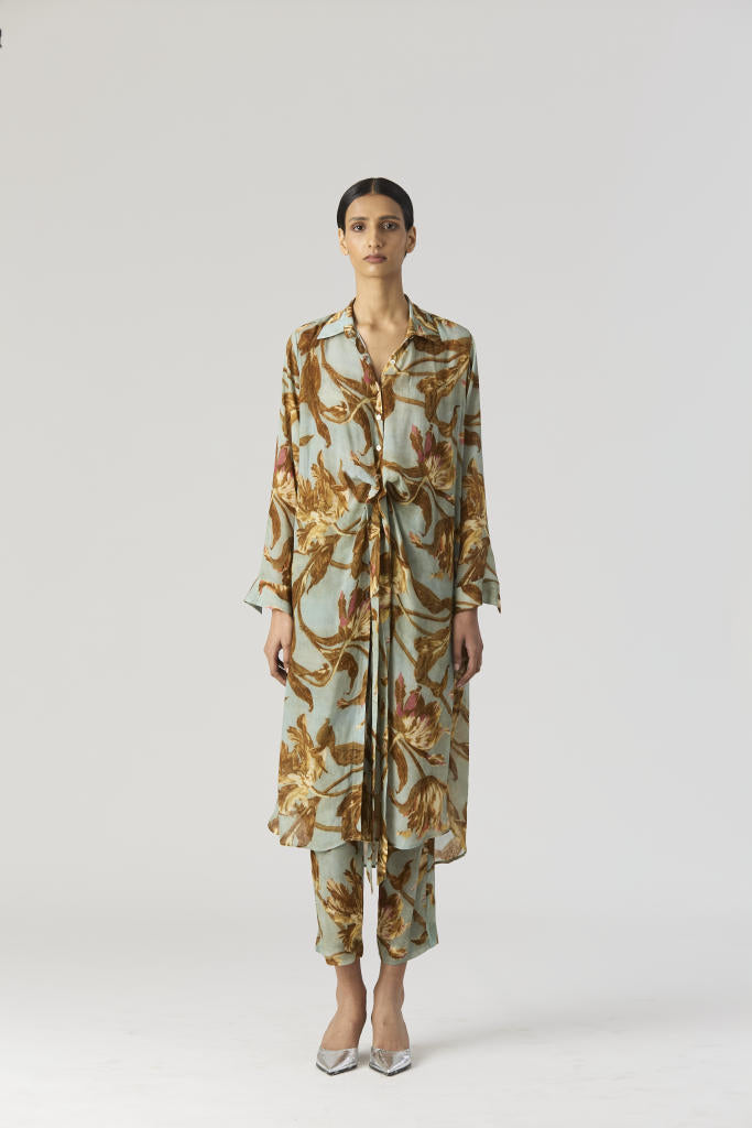 TREVI WRAP KURTA SET by Yam for women in Singapore