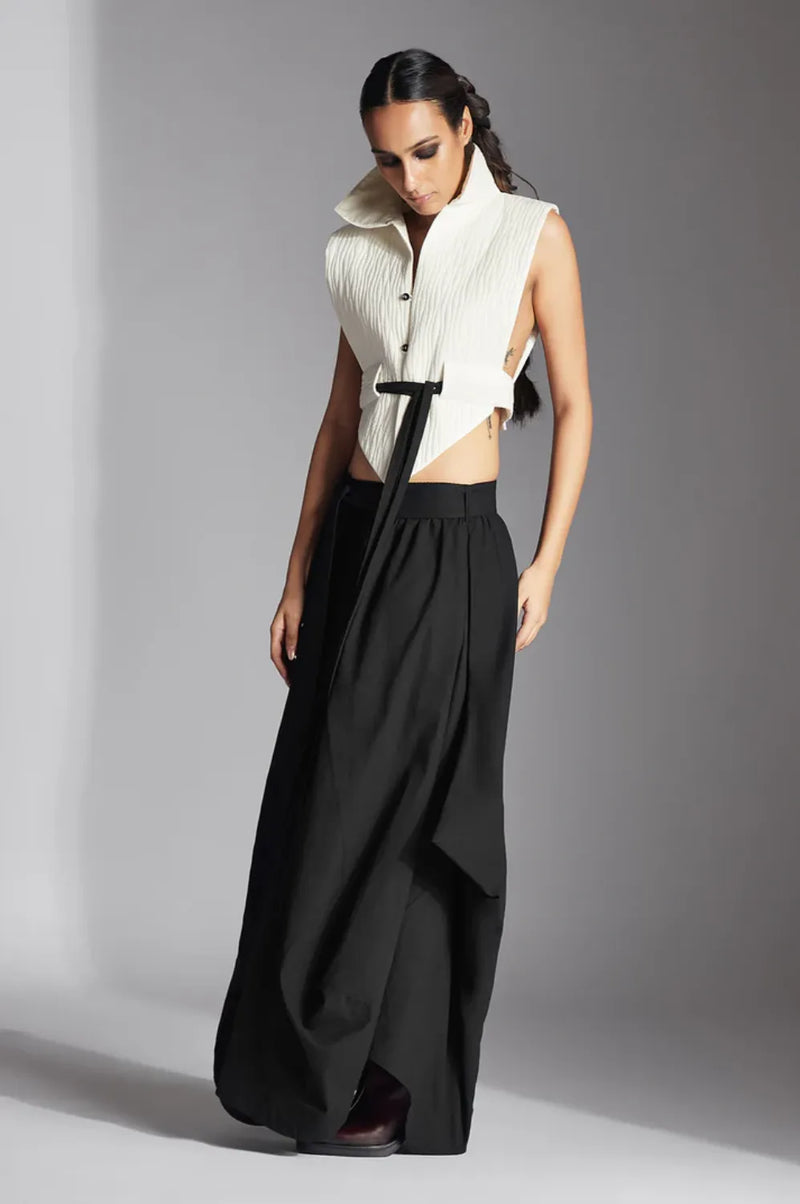 Tuen Jacket-White cotton by Chola in white color for women in Singapore