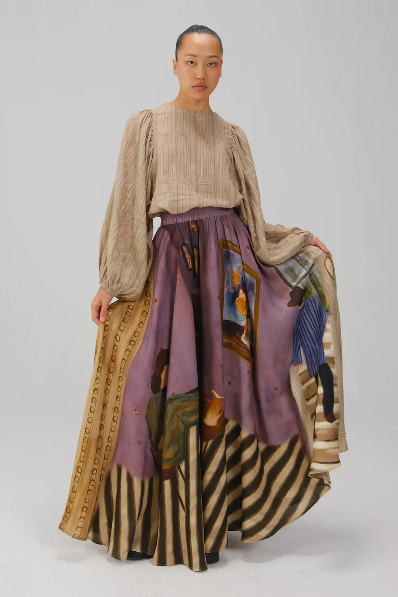 Umbrella Skirt - Living Room cotton by CORD for women in Singapore