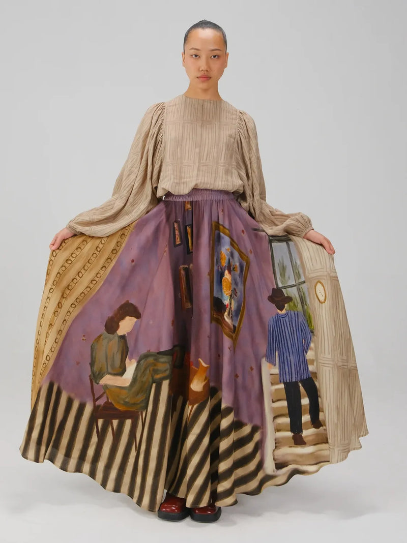 Umbrella Skirt - Living Room cotton by CORD for women in Singapore