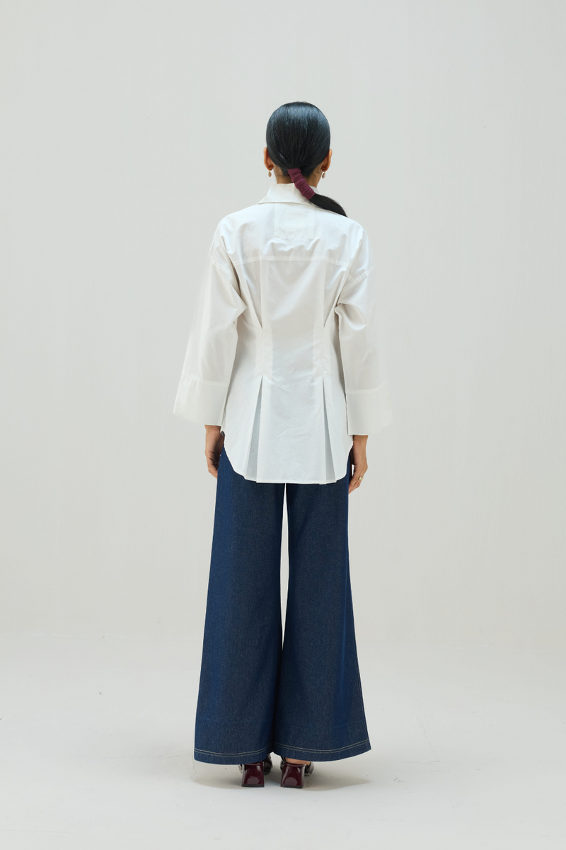 Under The Palms Organic Cotton Wrap Shirt