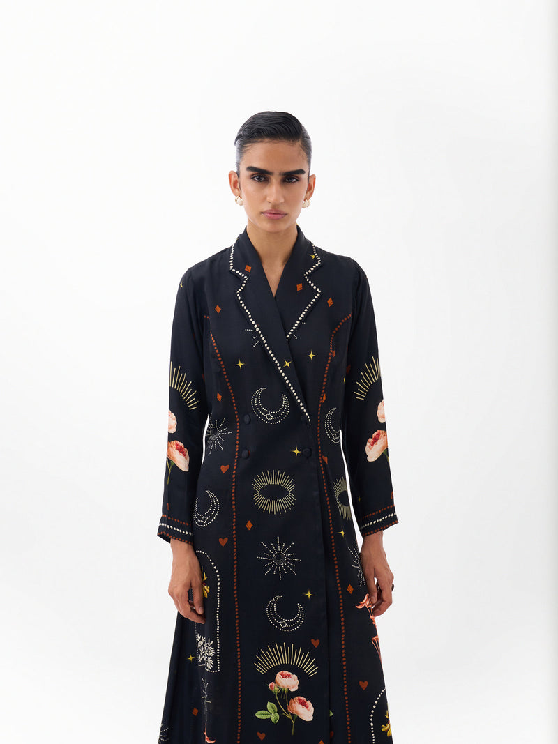 Willow Maxi-Postcards And Petals viscose dress by NOIB in multi-color for women Worldwide