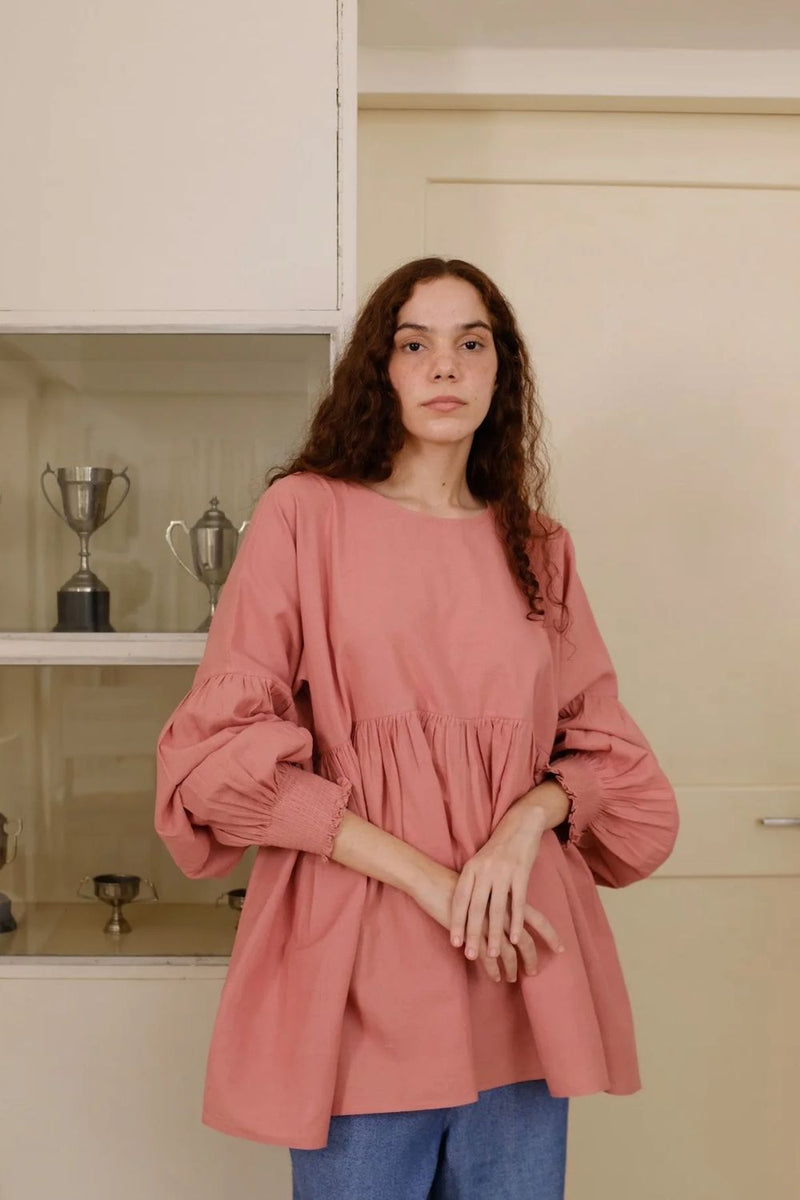 Peggy-Pink Top