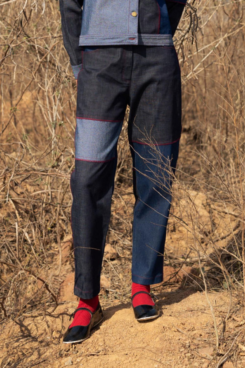 Eliza Tapered Pants mul by Doodlage in multi color for women in Singapore