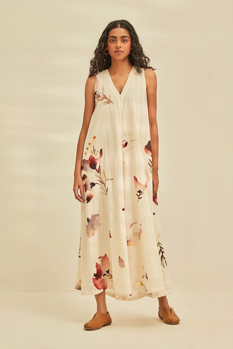 Teen Spirit Jumpsuit cotton by Khara Kapas in white for women in Singapore