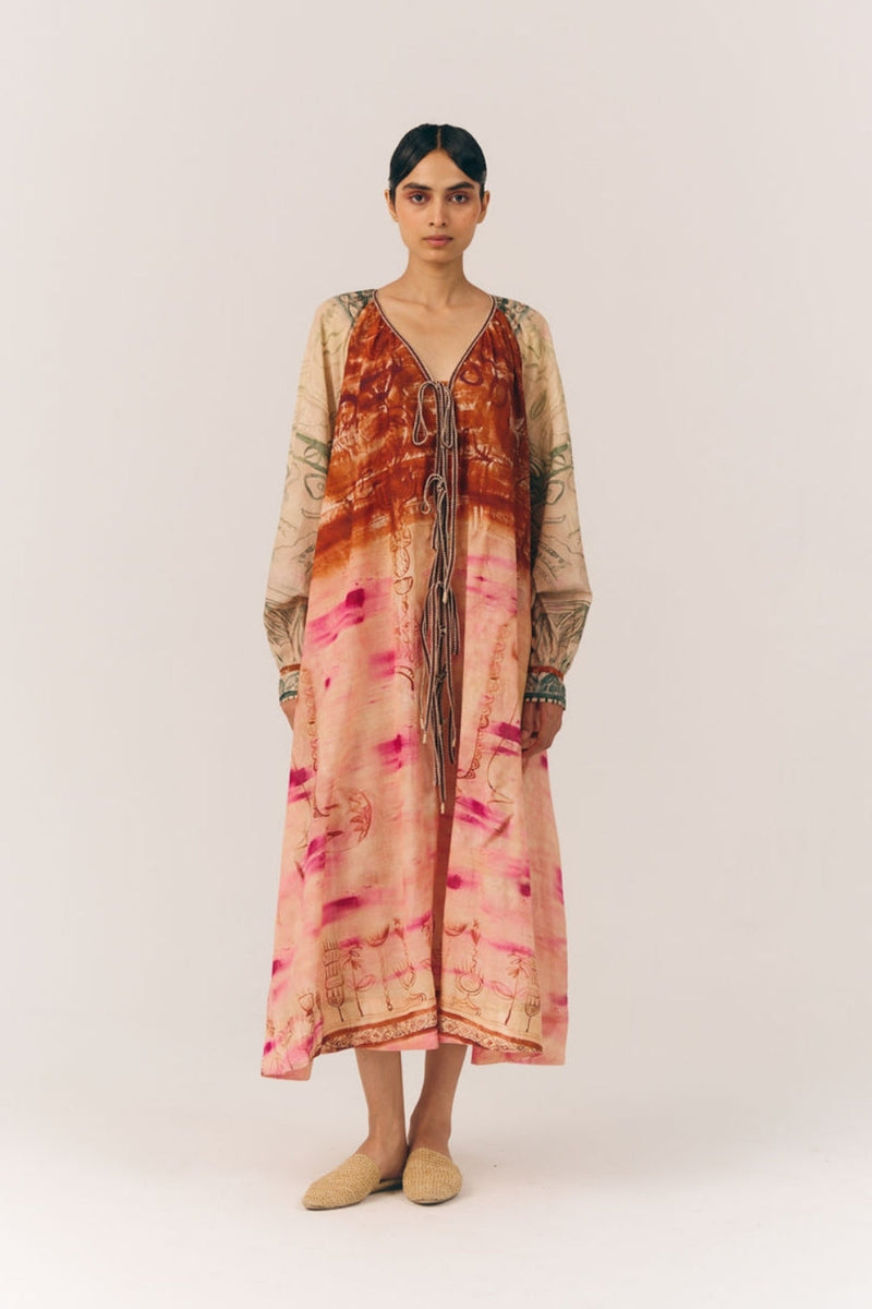 Joana Dress-Sai cotton dress by CORD in multi-color for women in Singapore