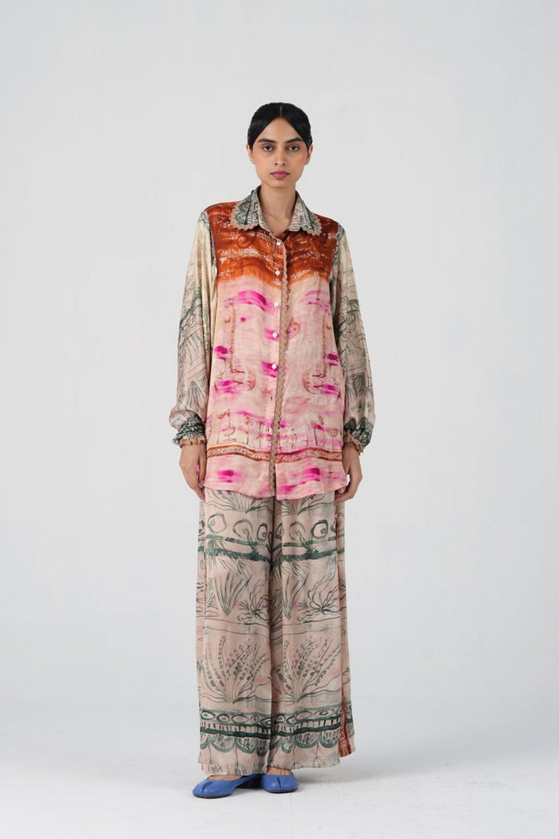 Moira Set-Sai satin co-ord set by CORD in multi-color for women in Singapore