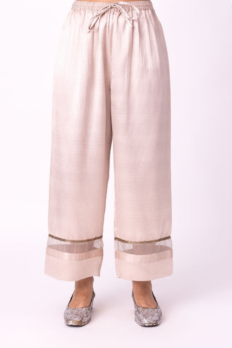 Zareen Pyjama mushroo pyjama/salwar by Shades of India in beige for women in Singapore