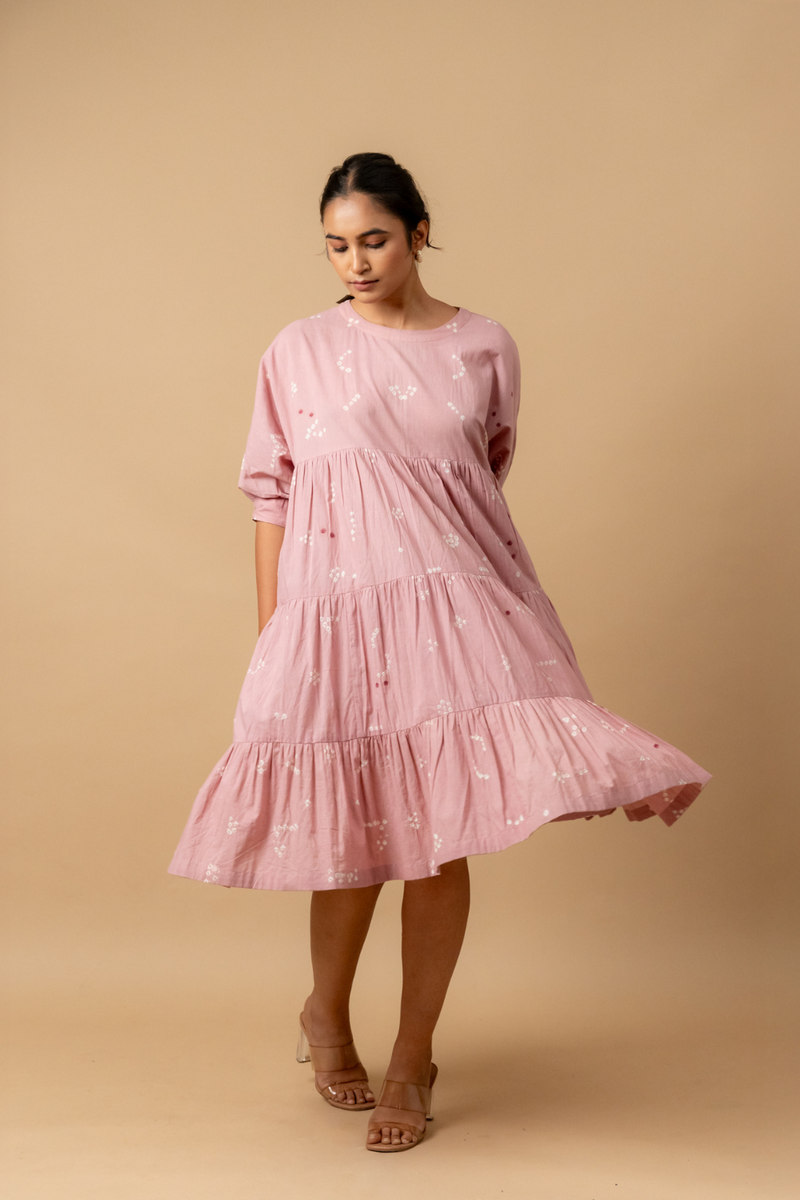 Adele One size dress by Doodlage in pink color for women in Singapore