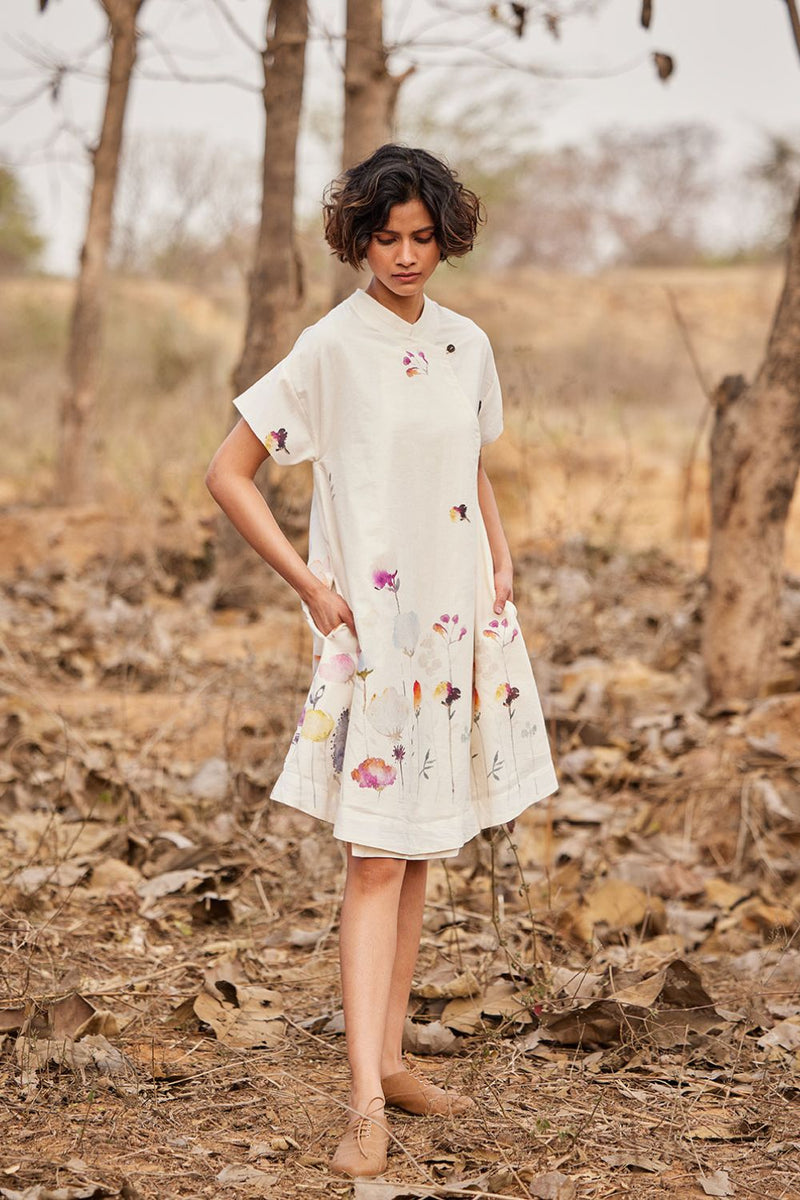 Hortensia cotton by Khara Kapas in white for women in Singapore