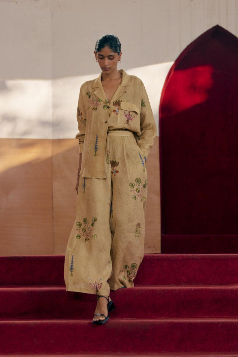 Lounge Pants - Botanical Yellow by CORD for in Singapore