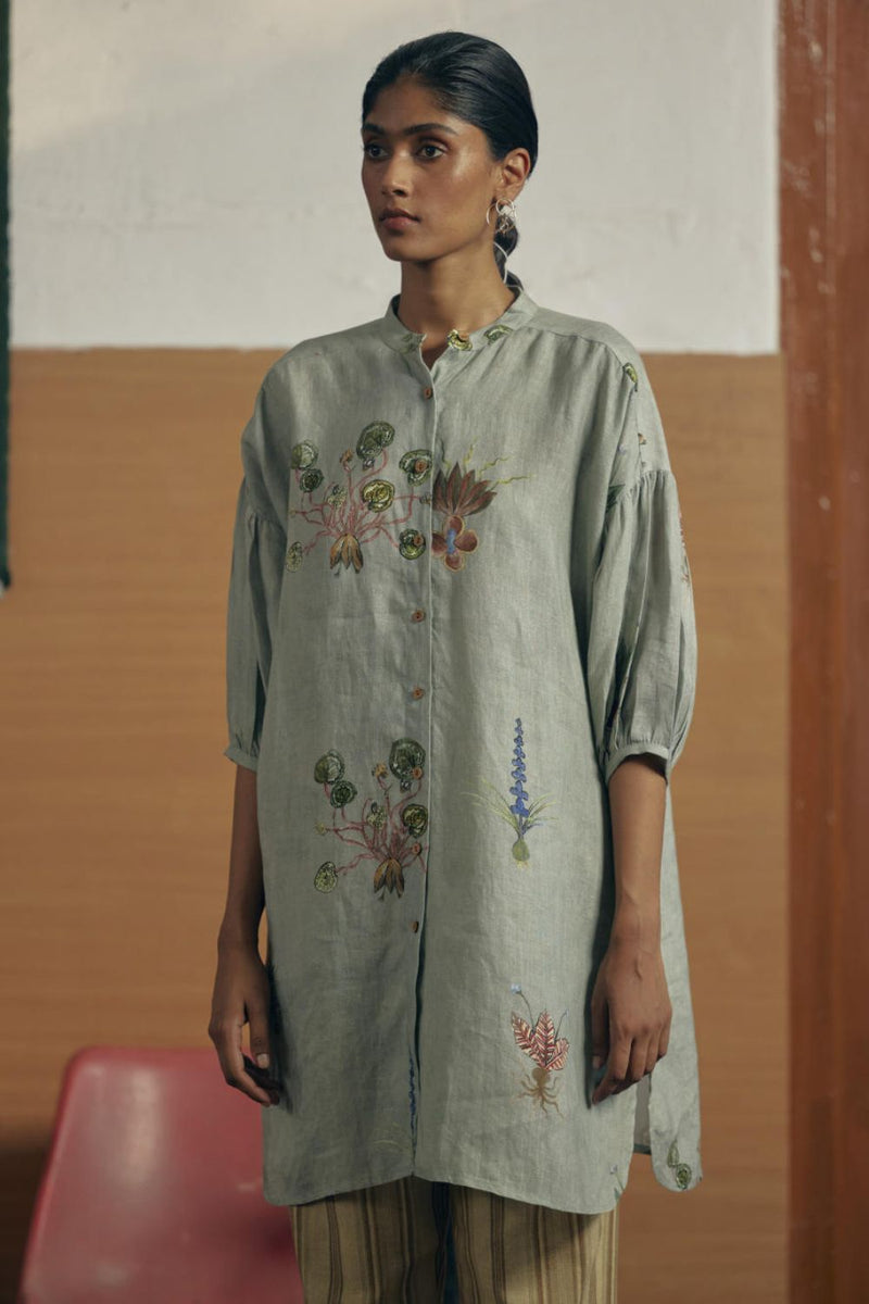 Oracle Tunic - Botanical Blue by CORD for in Singapore