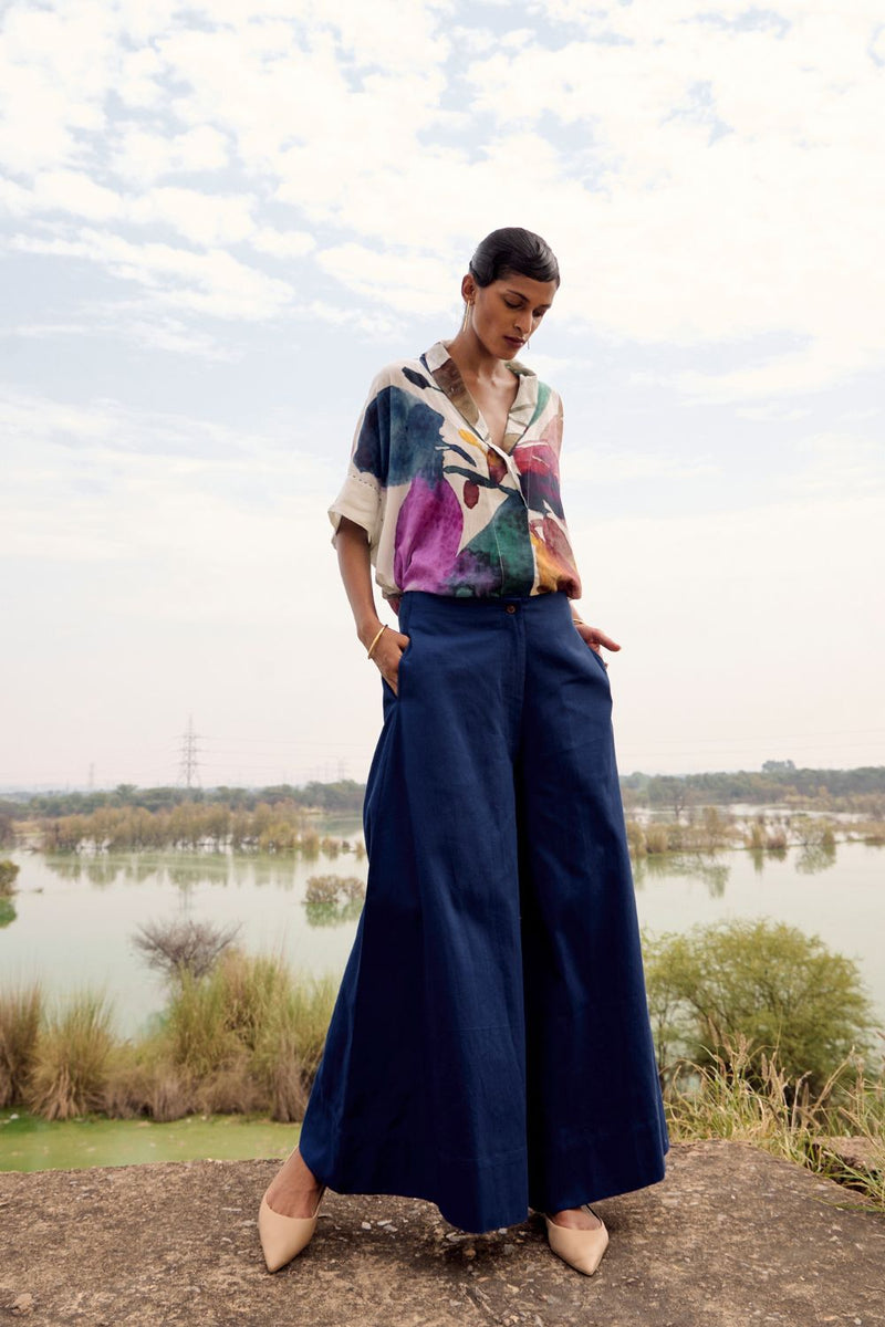 Hyliota co-ord set cotton by Khara Kapas in multi for women in Singapore