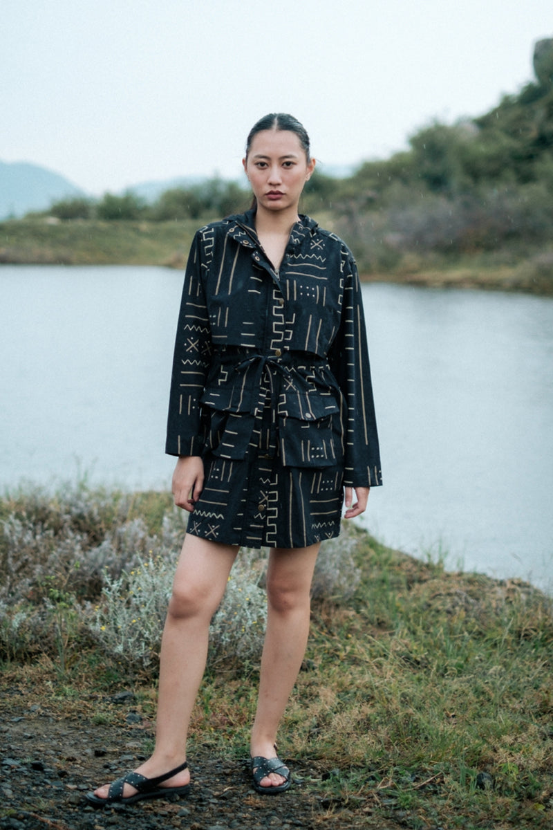 Bodrum utility jacket dress