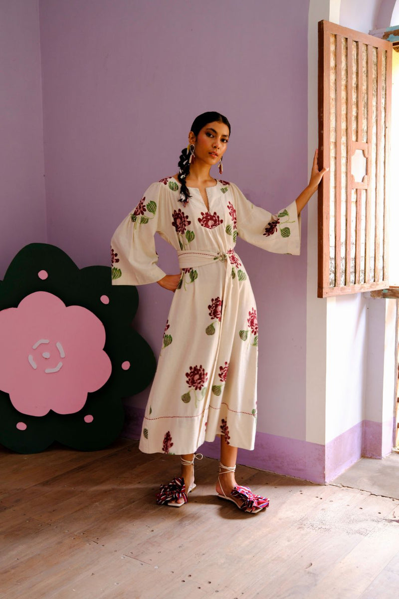 Malabar Day Dress cotton by JodiLife for women in Singapore