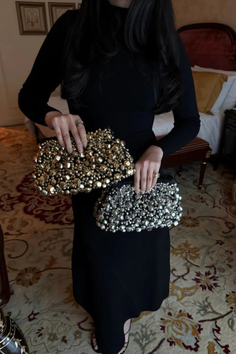 Bobbi Bag - Jhoom silk velvet bag by AOMIDORI SHIMAI for women in Singapore