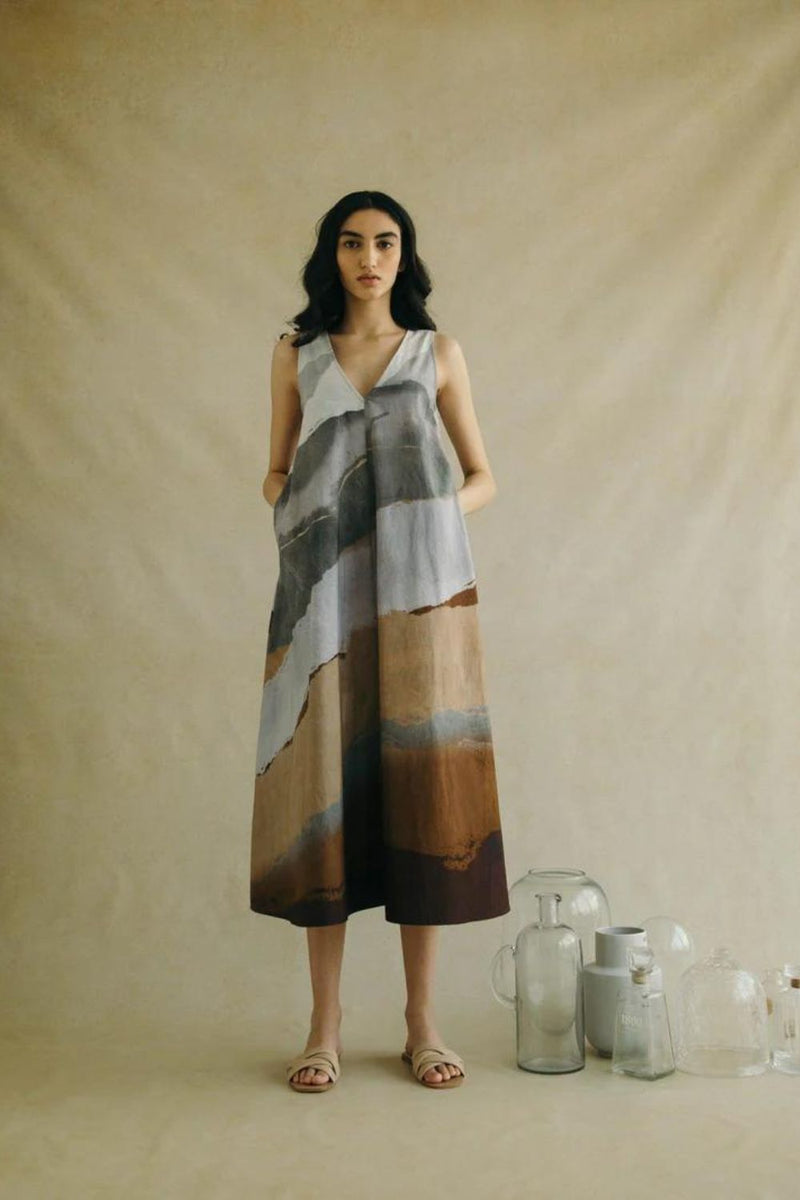 RAVINE DRESS - DAWN PRINT