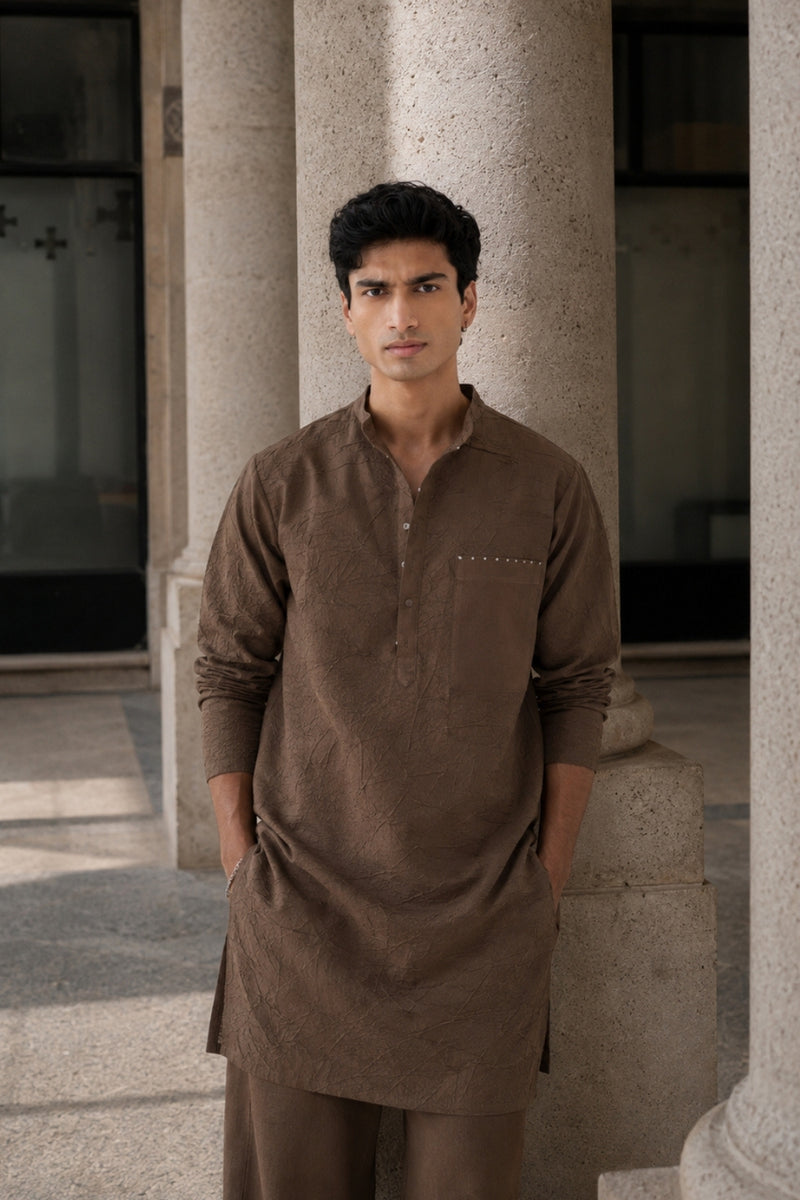 Crush Texture Kurta