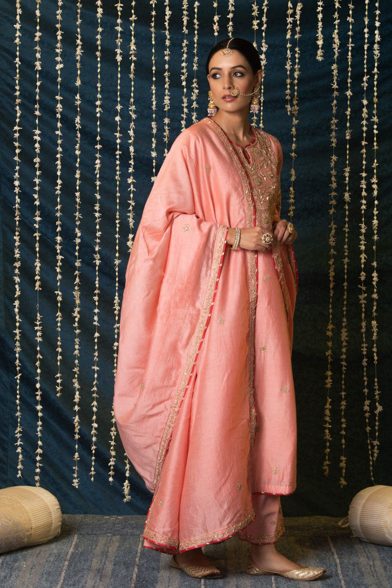 Kashi Kurta Set silk Buy Kashi Kurta Set from C&W | Kurta/Kurta Sets for Women by Maison Shefali for women in Singapore
