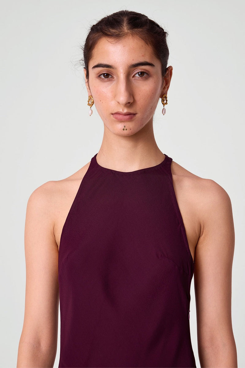 Urvi Wine Dress
