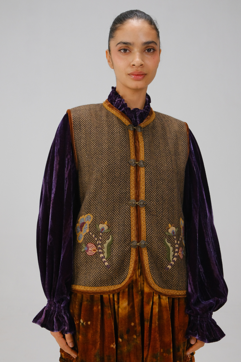 VEST-Bloom Emb by CORD for women in Singapore