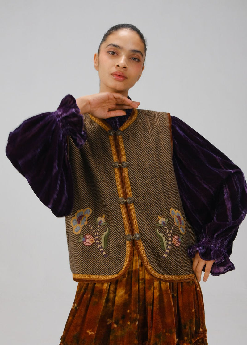 VEST-Bloom Emb by CORD for women in Singapore