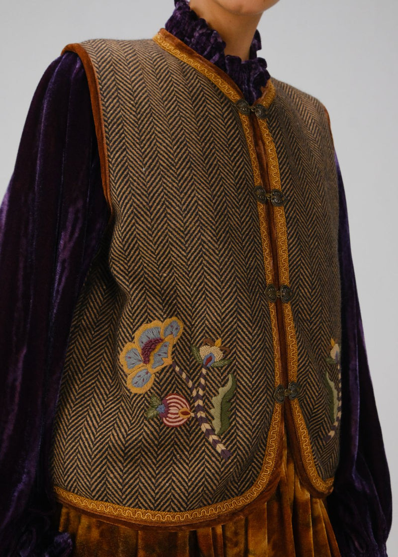 VEST-Bloom Emb by CORD for women in Singapore