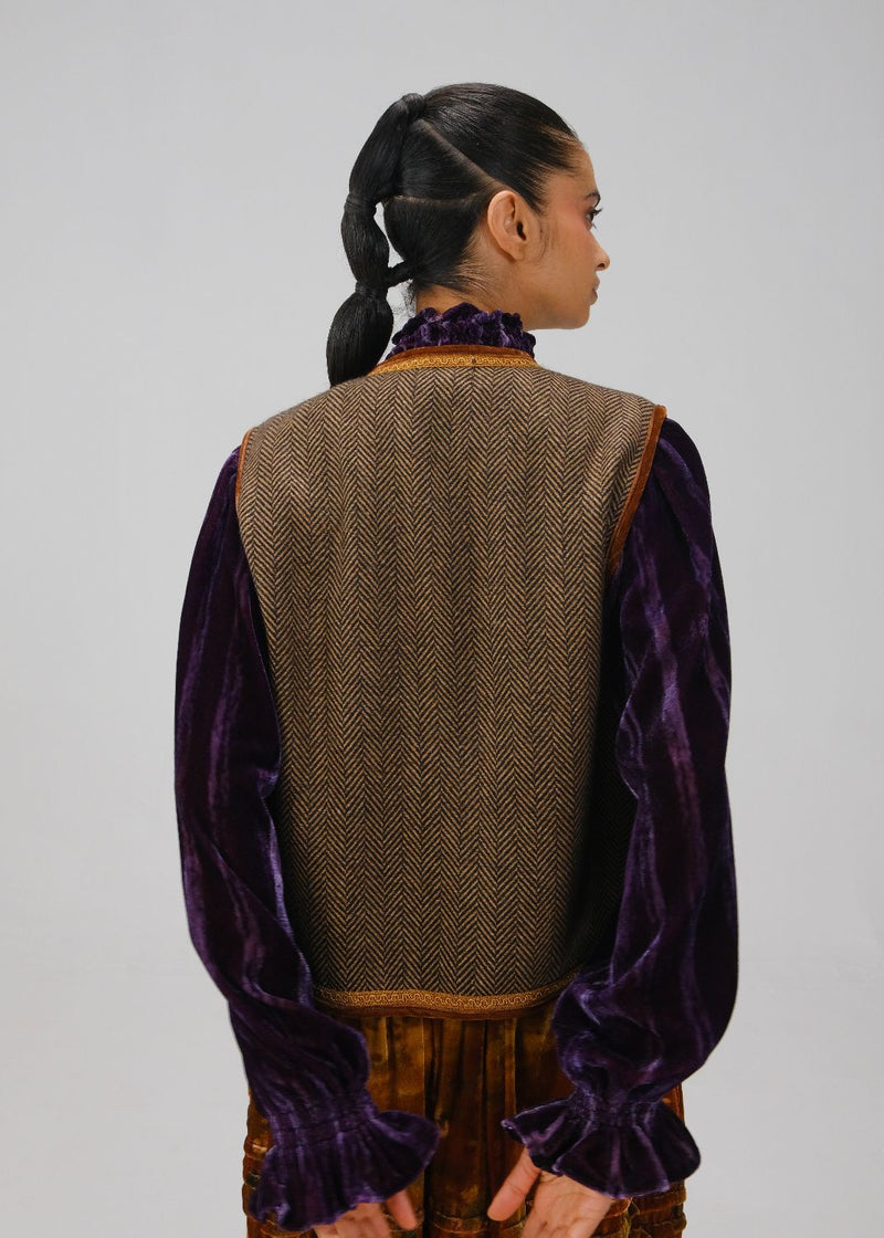 VEST-Bloom Emb by CORD for women in Singapore