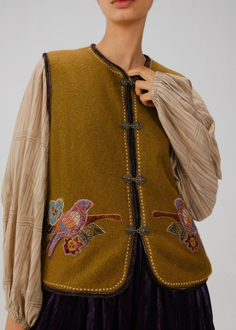 VEST-Parrot Emb by CORD for women in Singapore