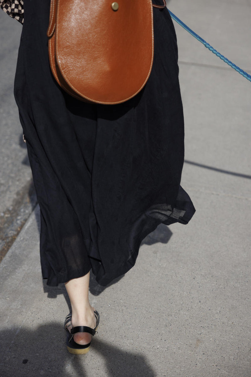 Everywhere Dress/ Vacation dress / Weekend dress-Black 100% cotton by World of Crow in black color for women in Singapore