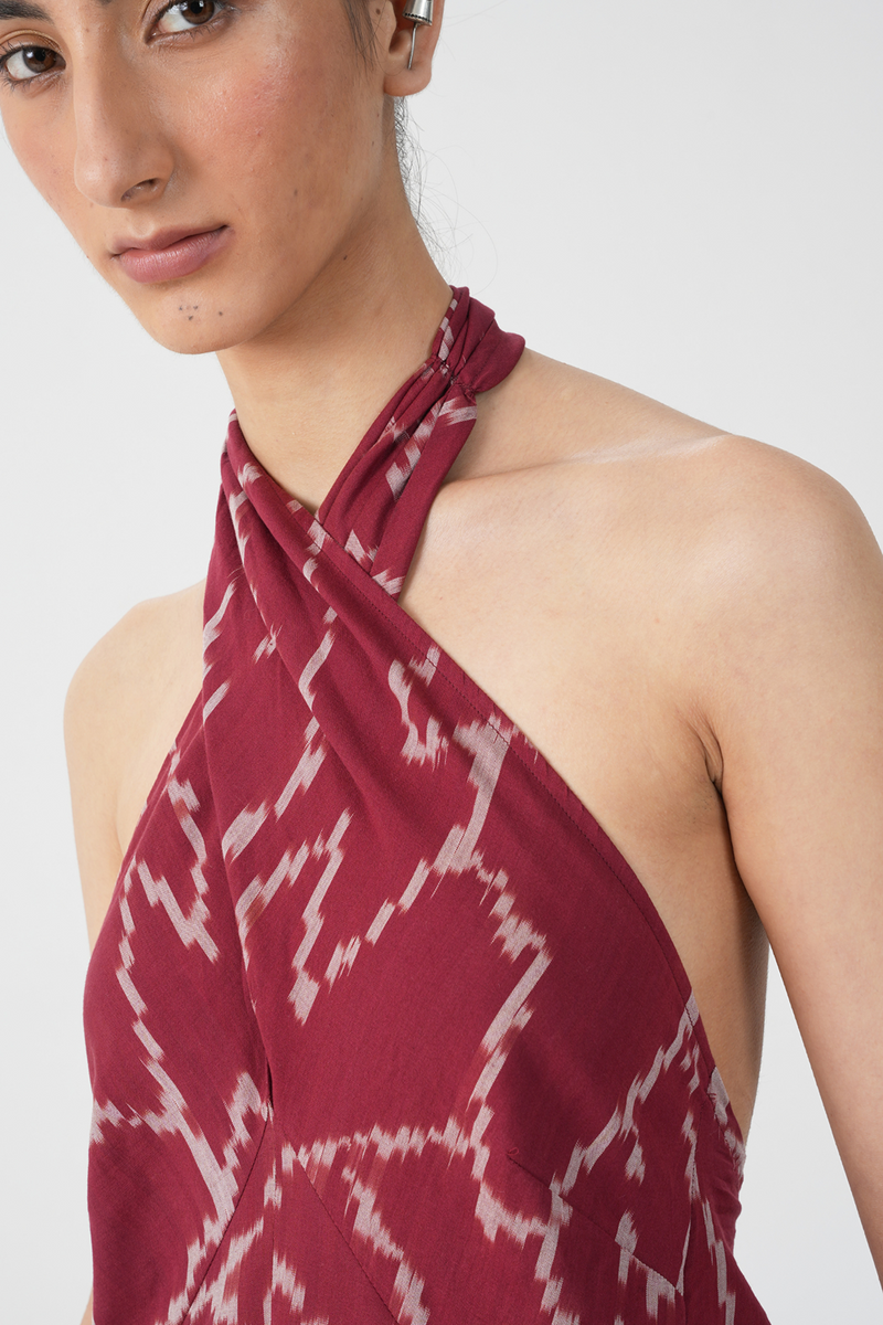 Vannam Handwoven Ikat Dress