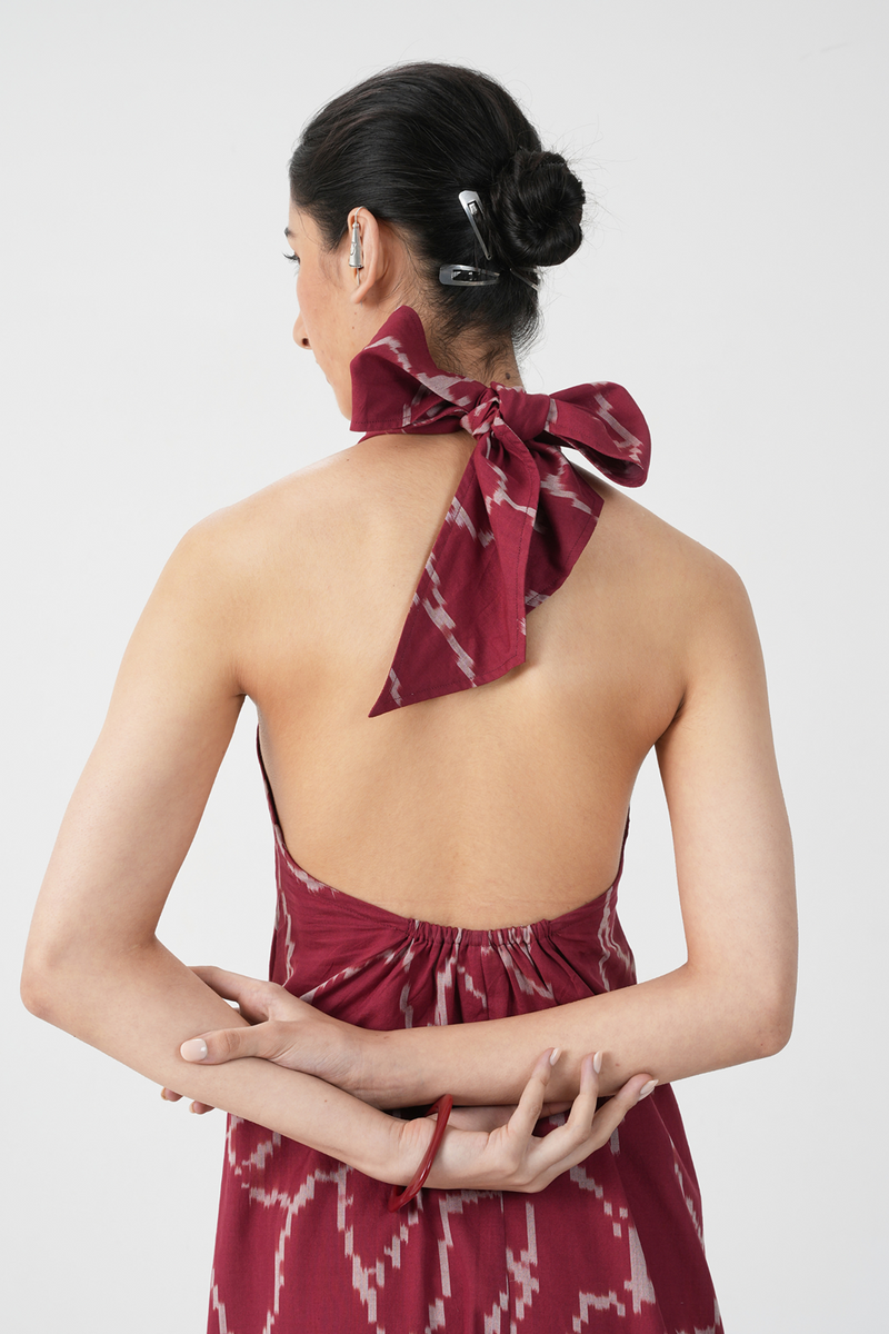 Vannam Handwoven Ikat Dress