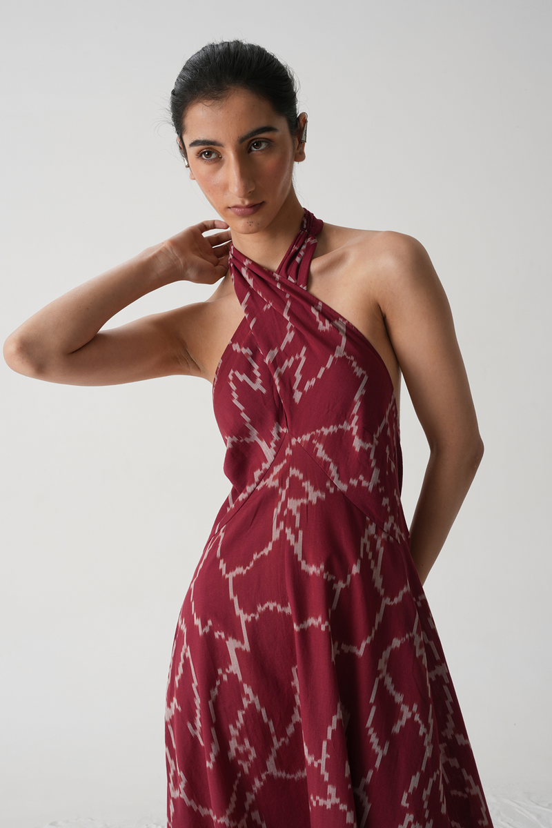 Vannam Handwoven Ikat Dress
