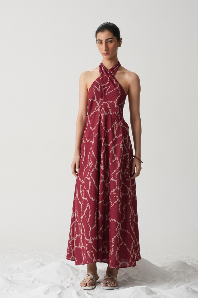 Vannam Handwoven Ikat Dress
