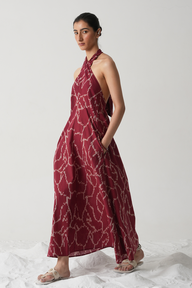 Vannam Handwoven Ikat Dress