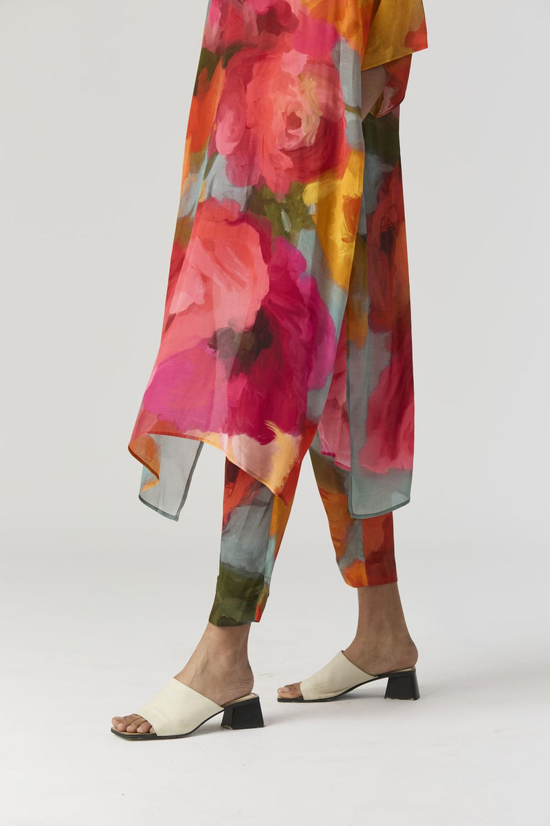 VERONICA KAFTAN SET silk by Yam in multi color for women in Singapore